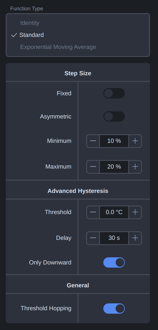 Function Settings